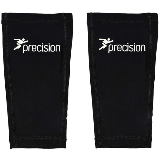 L - Shinguard Sleeves PAIR - BLACK - Washable Leg Protection Pad Holders