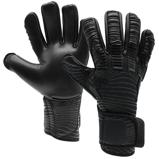 Size 6 Professional JUNIOR Goal Keeping Gloves - ELITE 2.0 BLACKOUT Keeper Glove