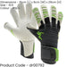 Size 10.5 Professional ADULT Goal Keeping Gloves ELITE 2.0 Black & Quartz Keeper