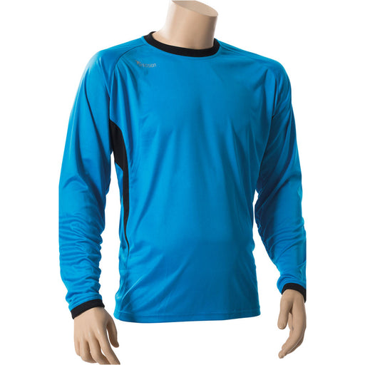 ADULT L 42-44 Inch BLUE Goal-Keeping Long Sleeve T-Shirt Shirt Top GK Keeper