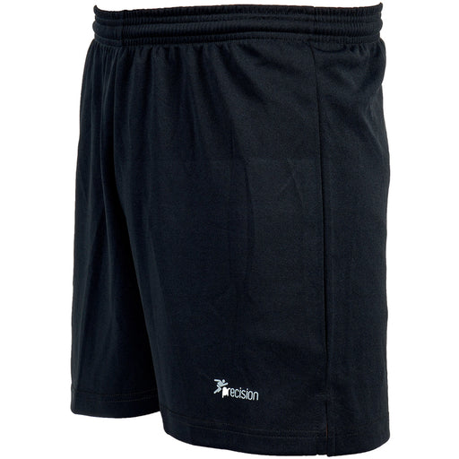 M/L JUNIOR Elastic Lightweight Football Gym Training Shorts - Plain BLACK 26-28"