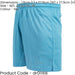 M/L JUNIOR Elastic Lightweight Football Training Shorts - Plain SKY BLUE 26-28"