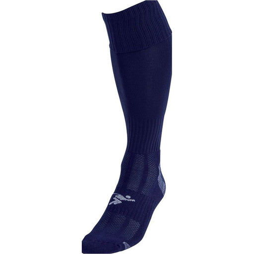 JUNIOR SIZE 8-11 Pro Football Socks - PLAIN NAVY - Ventilated Toe Protection
