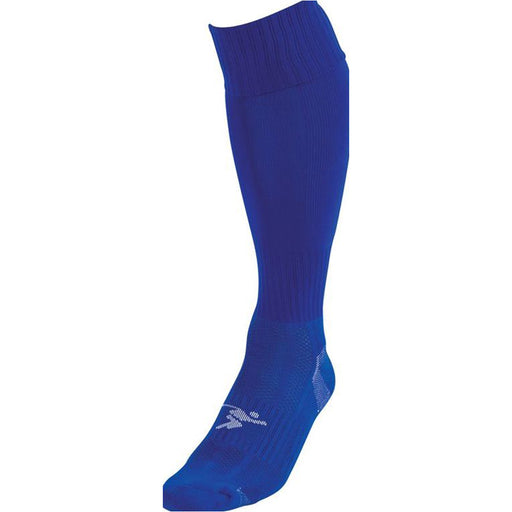 JUNIOR SIZE 8-11 Pro Football Socks - ROYAL BLUE - Ventilated Toe Protection