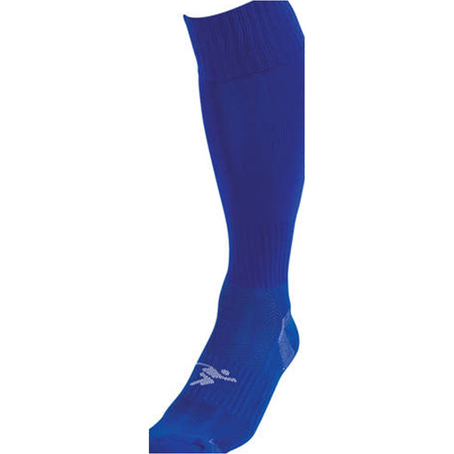 JUNIOR SIZE 12-2 Pro Football Socks - ROYAL BLUE - Ventilated Toe Protection