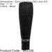 ADULT SIZE 7-12 Pro Footless Sleeve Football Socks - BLACK - Stretch Fit 