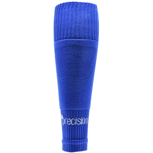ADULT SIZE 7-12 Pro Footless Sleeve Football Socks - ROYAL BLUE - Stretch Fit 