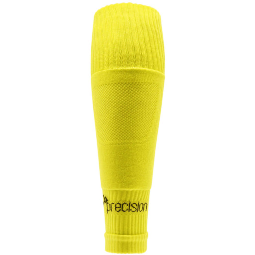 ADULT SIZE 7-12 Pro Footless Sleeve Football Socks - YELLOW - Stretch Fit 