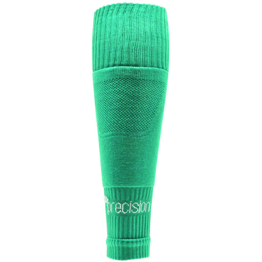 JUNIOR SIZE 12-6 Pro Footless Sleeve Football Socks - EMERALD GREEN Stretch Fit 