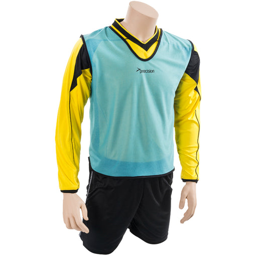 50 Inch Adult Lightweight Sports Training Bib - SKY BLUE Plain Football Vest
