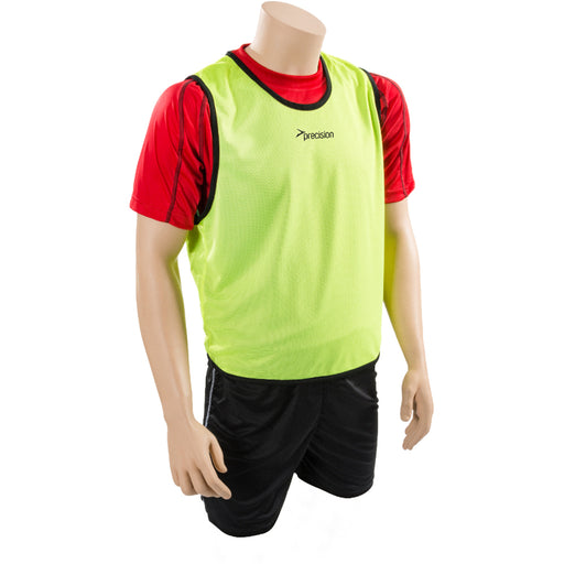 50 Inch Adult Lightweight Sports Training Bib - YELLOW - Plain Football Vest
