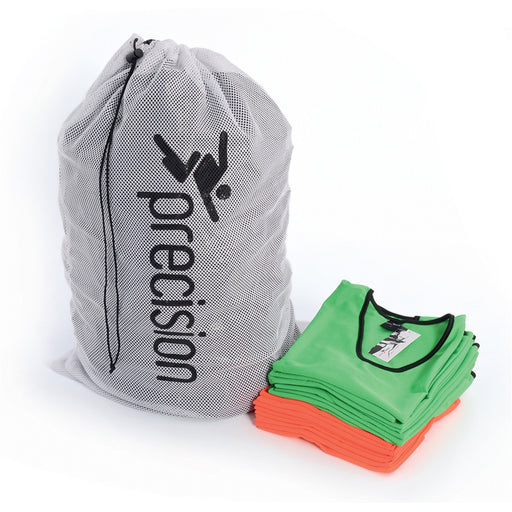 Sports Bib Kit Wash Carry Bag - WHITE Breathable Mesh - 75 Vest Capacity 60x90cm