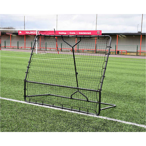 6 x 6.5ft Adjustable Angle Large Football Rebounder - Pitch Training Bounce Net