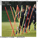 12 PACK 1.7m Spiked Boundary Poles Set Football Footwork & Dribbling Training