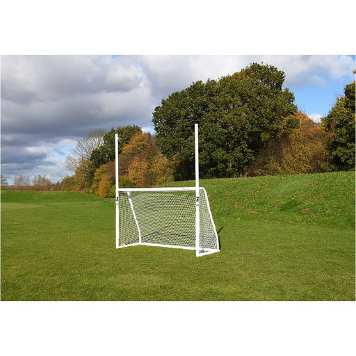 8 x 5 Feet GAA Match Approved Goal Posts & Net - All Weather Outdoor Rated