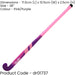28 Inch Mulberry Wood Hockey Stick - PINK/PURPLE - Ultrabow Micro Comfort Grip