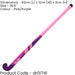 36.5 Inch Mulberry Wood Hockey Stick - PINK/PURPLE - Ultrabow Micro Comfort Grip
