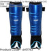 XS Hockey Shinguards & Ankle Protectors - BLUE/BLACK - High Impact Lightweight