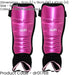 S Hockey Shinguards & Ankle Protectors - PINK/BLACK - High Impact Lightweight