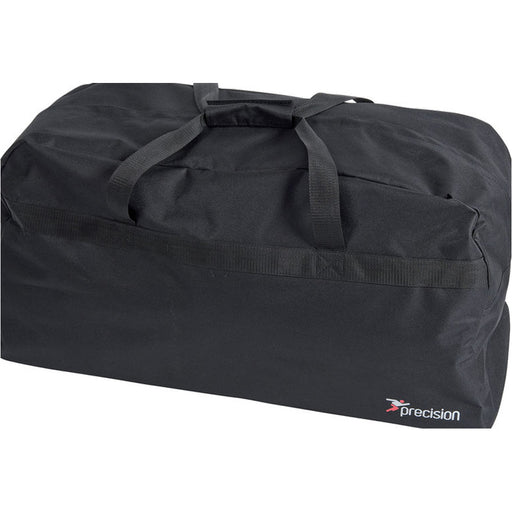 74x30x40cm Black Team Kit Bag - PVC Zip Stud Feet 2x Carry Handles Gym Holdall