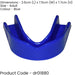Essential Boil & Bite Mouthguard - ADULT BLUE - Latex Free Teeth Protector