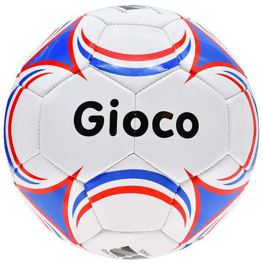 Size 3 PVC Training Football - WHITE/BLUE/RED Skill Control Practice Ball