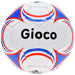 Size 4 PVC Training Football - WHITE/BLUE/RED Skill Control Practice Ball