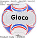 Size 5 PVC Training Football - WHITE/BLUE/RED Skill Control Practice Ball