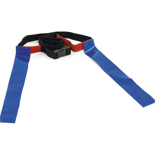 18-46 Inch Waist Rugby Tag Belt - GREEN Juniors & Mini-Rugby Training Accessory