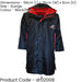 XLARGE Black/Red Water Resistant Fleece Lined Parka Robe Swimming Outdoor Sports