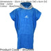 JUNIOR Microfiber Swim Poncho Towel Robe - Blue/Grey - Beach Swimming Top