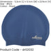 ONE SIZE Silicone Swim Cap - ROYAL BLUE - Comfort Fit Unisex Swimming Hair Hat