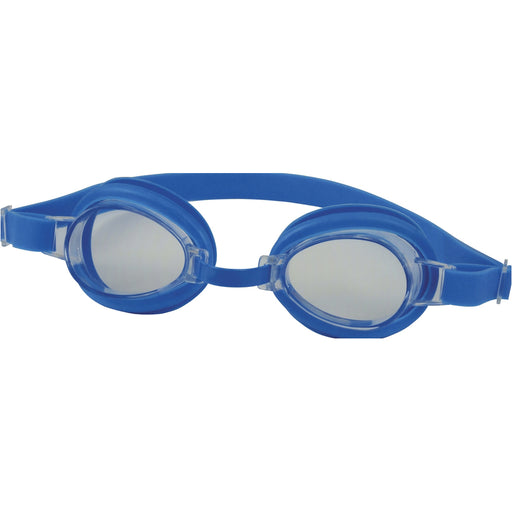 Junior Blue Swimming Goggles - Adjustable Strap & Nose Bridge Pool Holiday