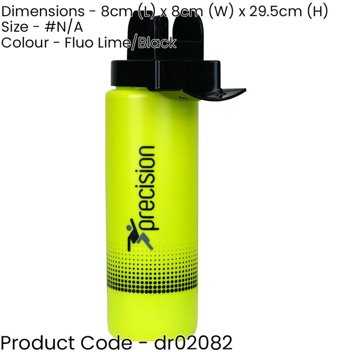 1 Litre Team Sport Hygiene Water Bottle - LIME/BLACK - Non Contact Mouth Nozzle 