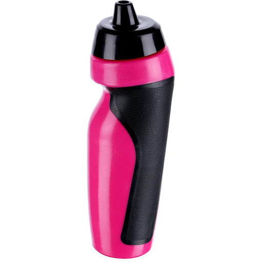 600ml Sports Top Water Bottle - PINK - Gym Training Bicycle Screw Lid