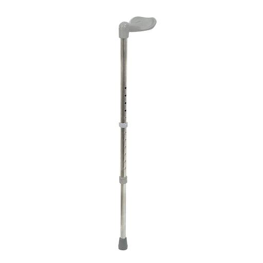 Left Handed Ergonomic Handled Walking Stick - 12 Height Settings - Large Loops