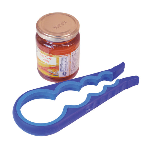 Universal Jar and Bottle Opener - Opens Four Sizes of Jar - Strong Rubber Grip Loops