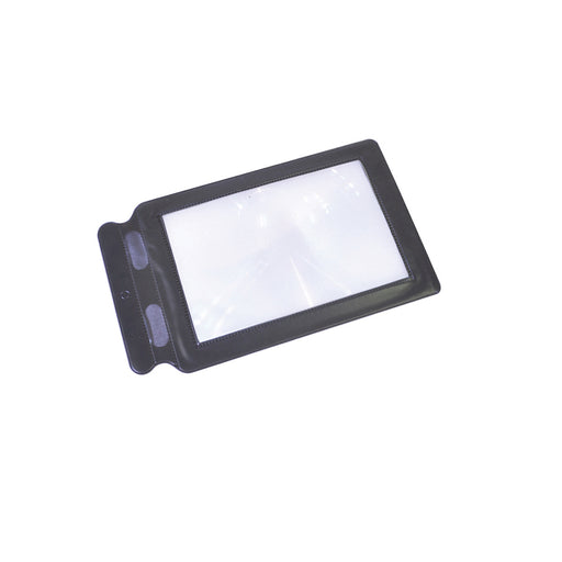Reading Sheet Magnifier - 2x Magnification - Lightweight Travel Size Reading Aid Loops