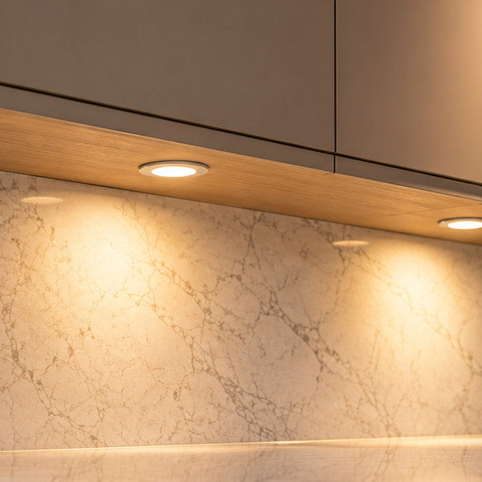 How to Control Under Cabinet Lighting: Touch Dimmers, PIR & Door Sensors
