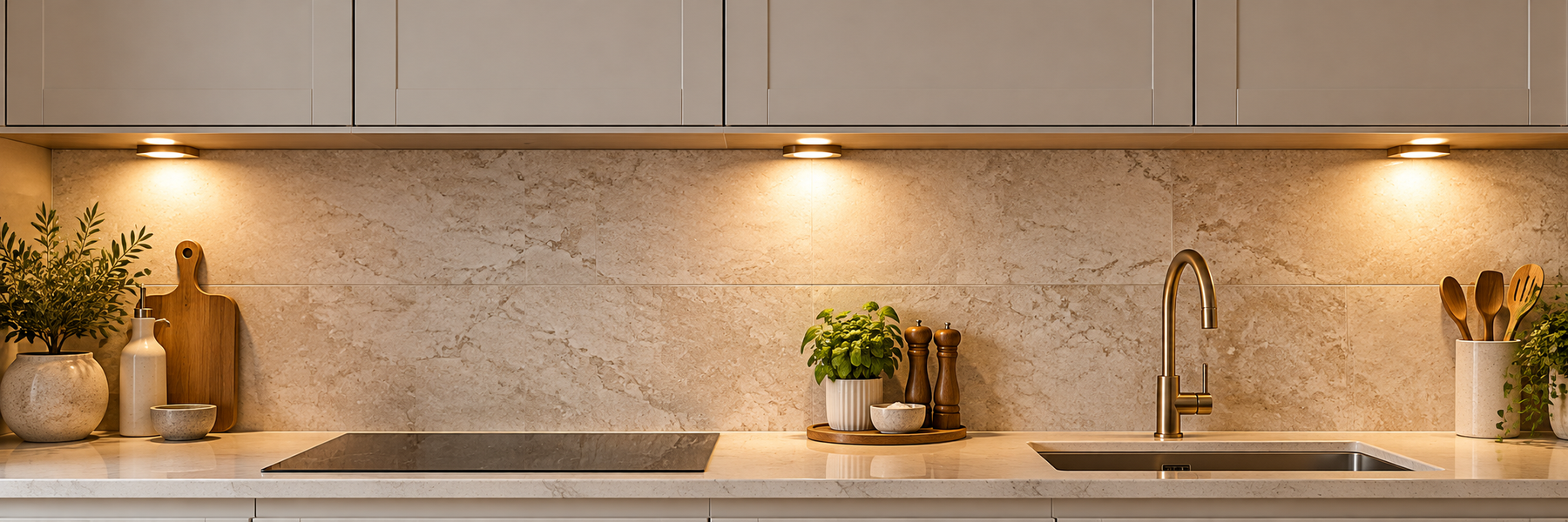 Where Should Under Cabinet Lights Be Positioned?