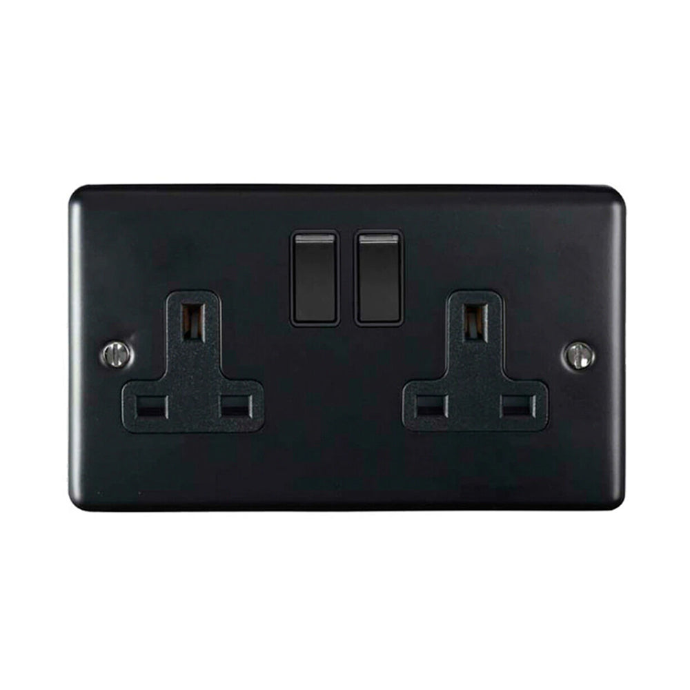 Individual Black Plug Sockets & Outlets