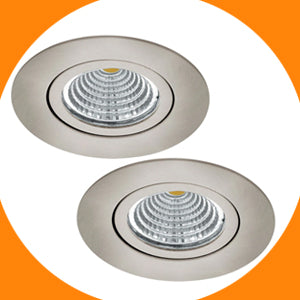 2 PACK - Round Nickel Downlights
