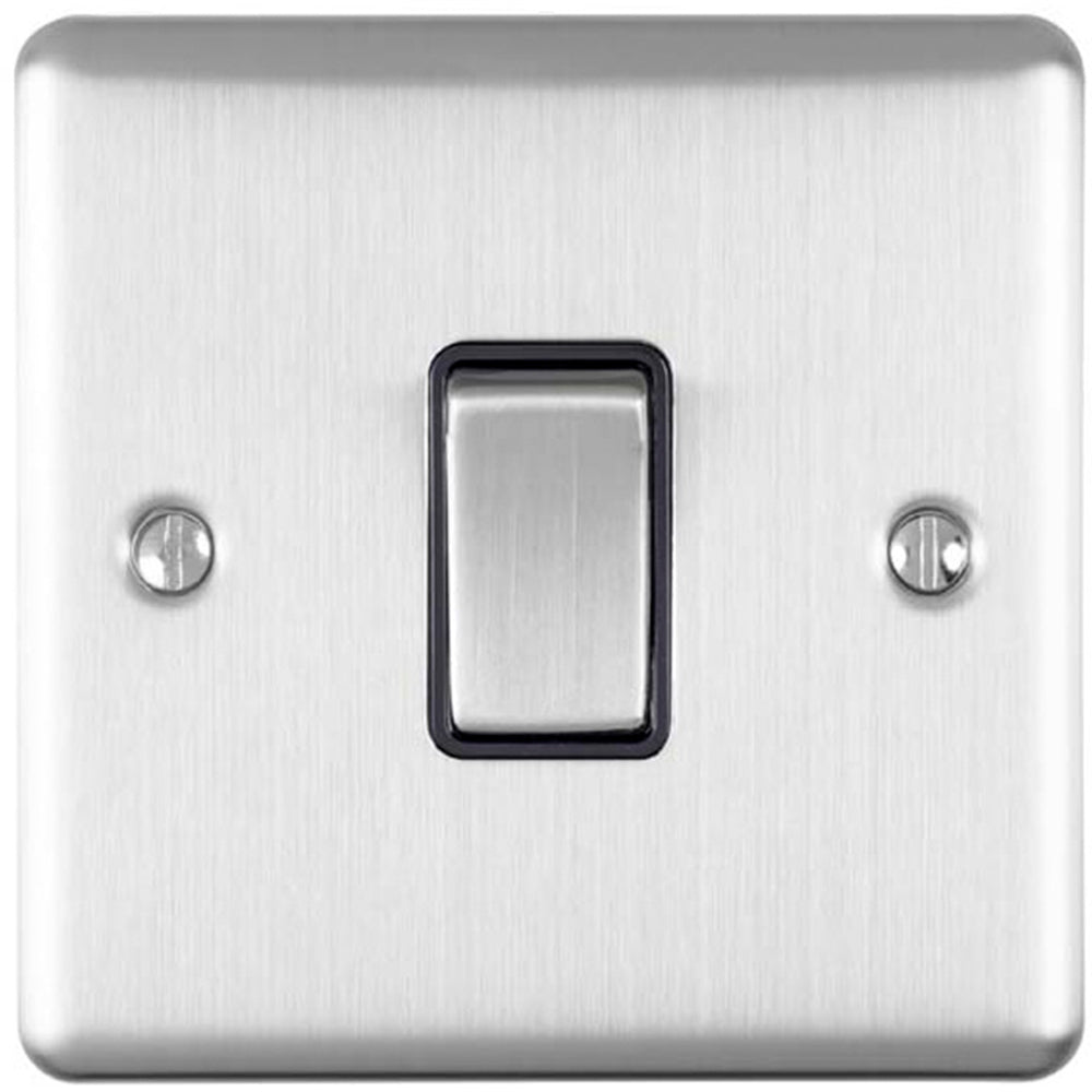 Satin Steel Switches & Dimmers