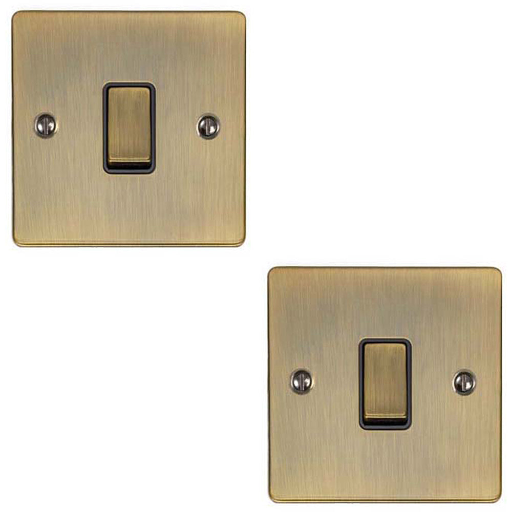 2 PACKS - Antique Brass Switches