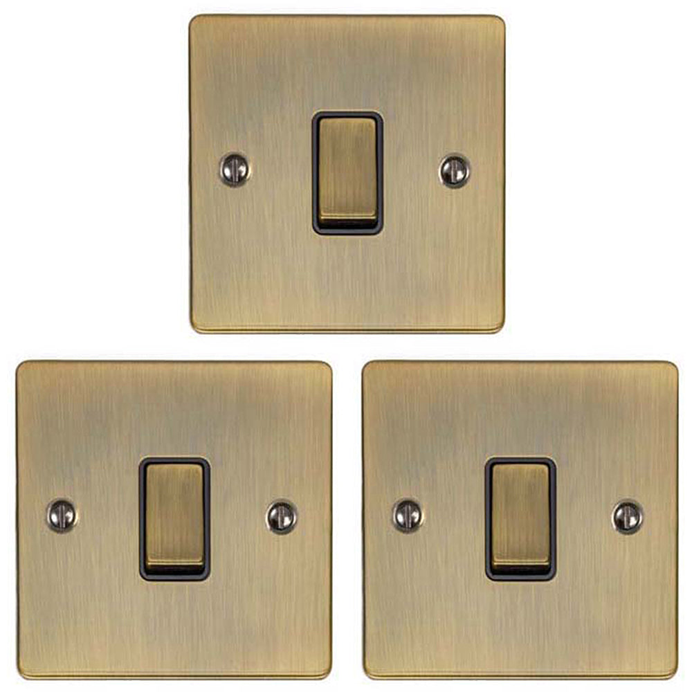 3 PACKS - Antique Brass Switches