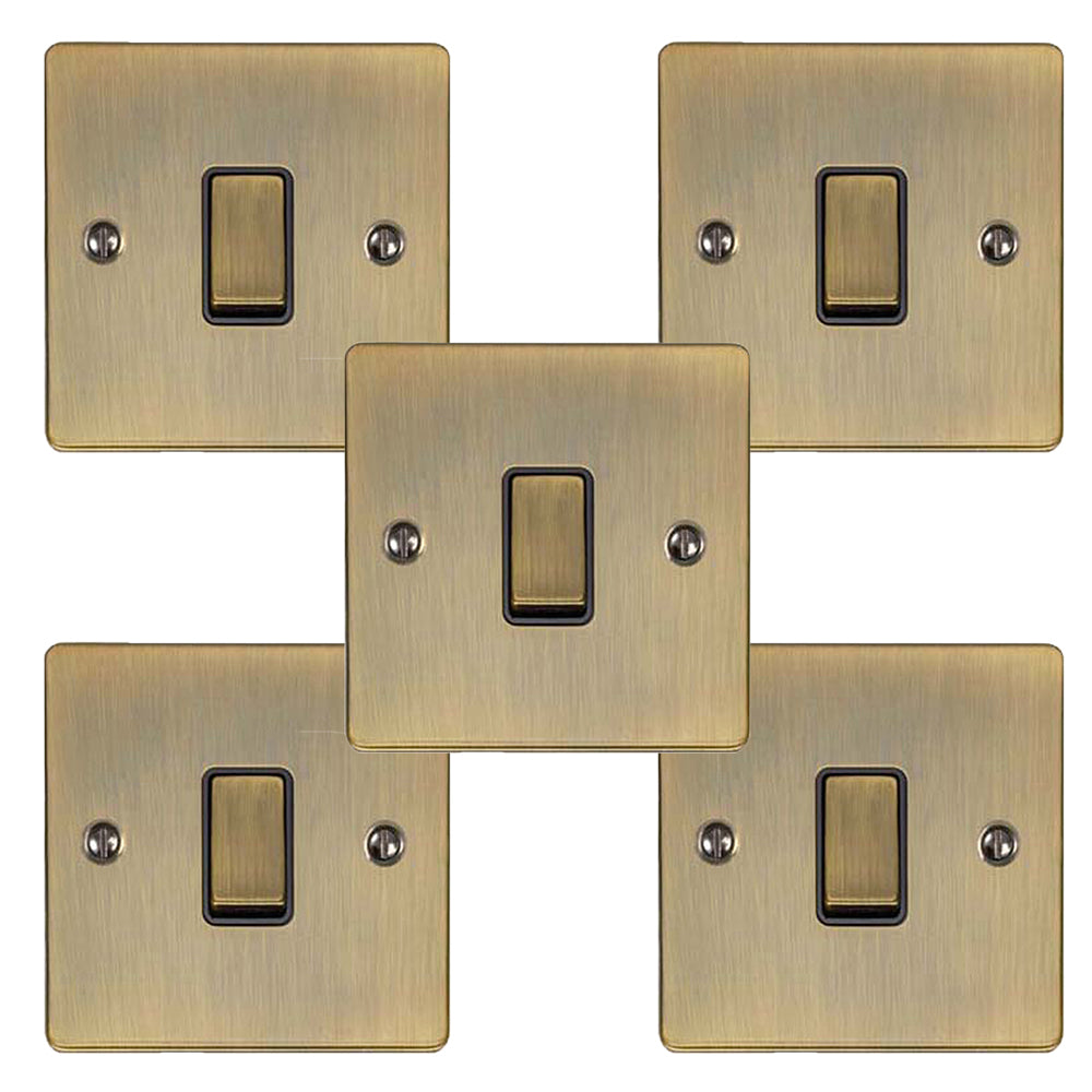 5 PACKS - Antique Brass Switches