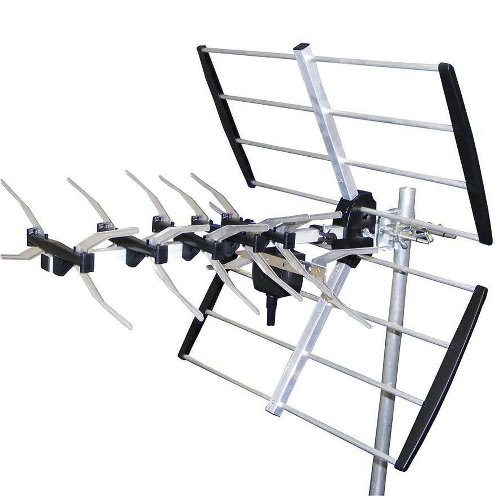 28 Element High Gain Digital TV Aerial UHF Wideband Outdoor Freeview H ...