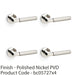 4 PACK SOLID BRASS Knurled Door Handle Set Polished Nickel Angled On Round Rose 1