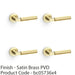 4 PACK SOLID BRASS Reeded Door Handle Set Satin Brass Angled Lever On Round Rose 1