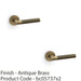 2 PACK SOLID BRASS Knurled Door Handle Set Antique Brass Mitred On Round Rose 1